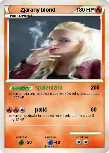 Pokemon Zjarany blond