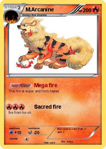 Pokemon M.Arcanine
