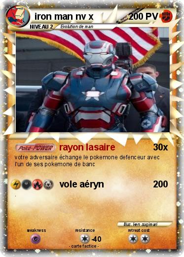 Pokemon iron man nv x