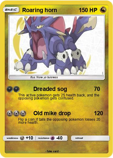 Pokemon Roaring horn