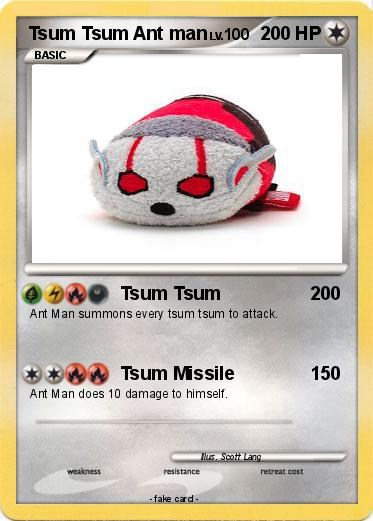 Pokemon Tsum Tsum Ant man