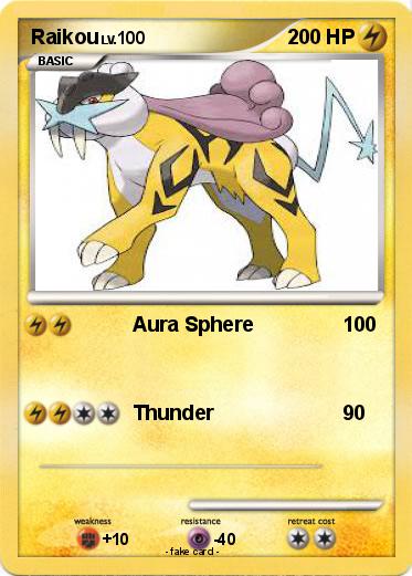 Pokemon Raikou
