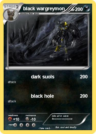 Pokemon black wargreymon
