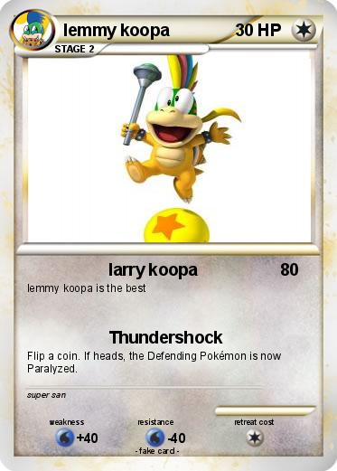 Pokemon lemmy koopa
