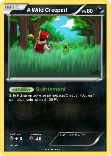 Pokemon A Wild Creeper!