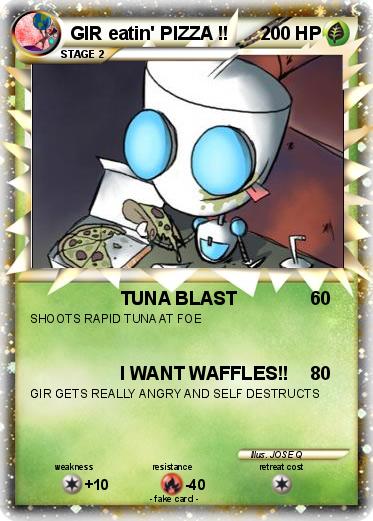 Pokemon GIR eatin' PIZZA !!