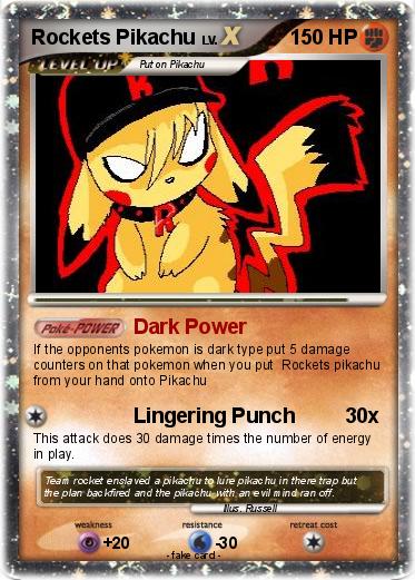 Pokemon Rockets Pikachu