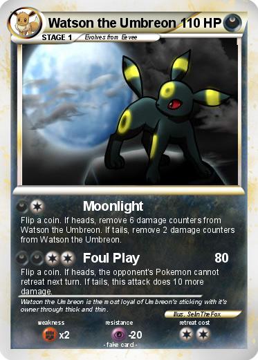 Pokemon Watson the Umbreon