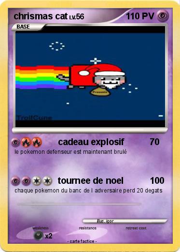 Pokemon chrismas cat