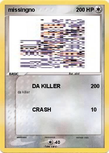 Pokemon missingno