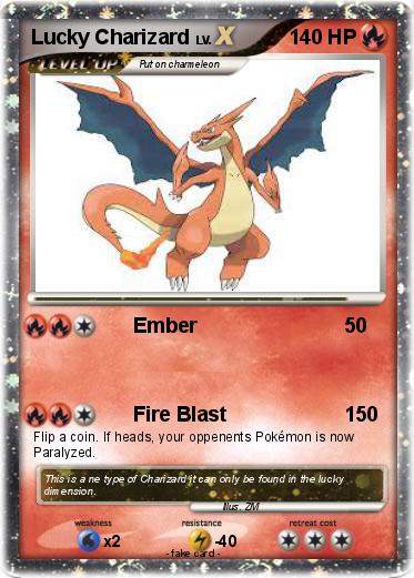 Pokemon Lucky Charizard