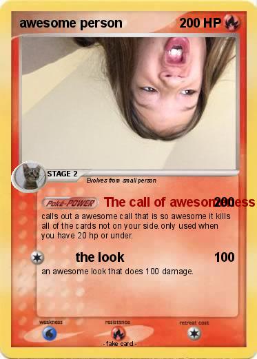 Pokemon awesome person