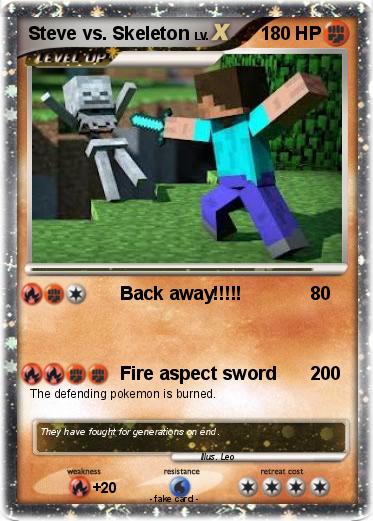 Pokemon Steve vs. Skeleton