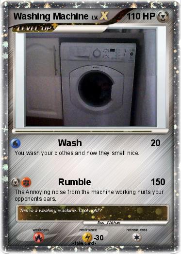 Pokemon Washing Machine
