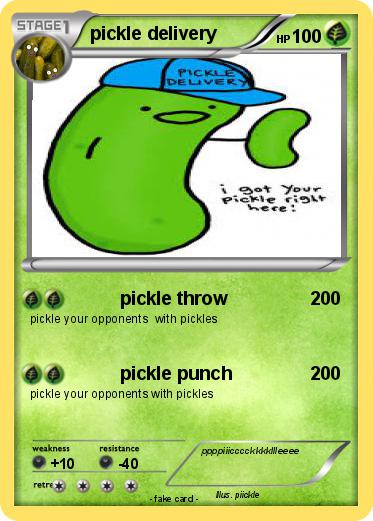 Pokemon pickle delivery