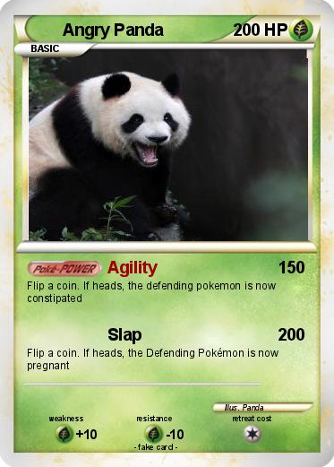 Pokemon Angry Panda
