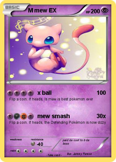 Pokemon M mew EX