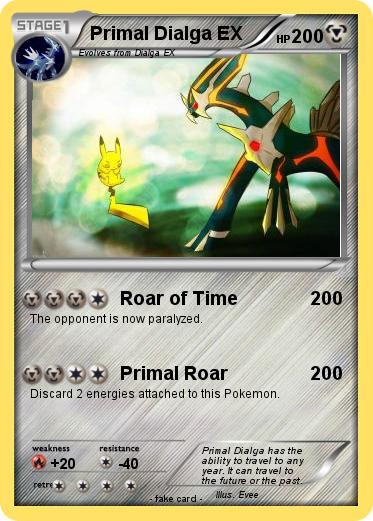 Pokemon Primal Dialga EX