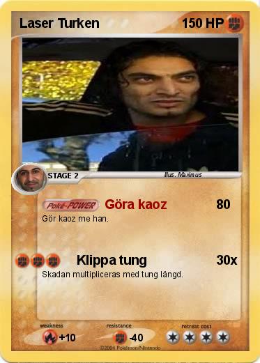 Pokemon Laser Turken