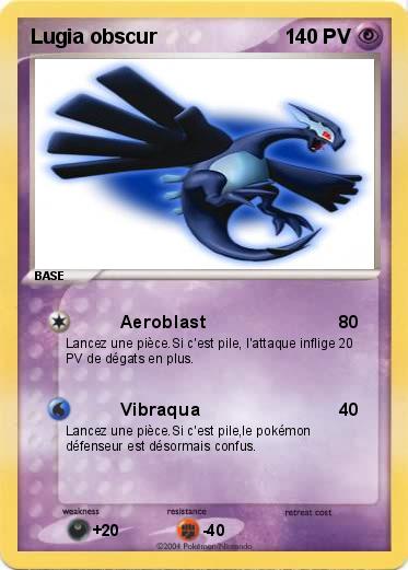 Pokemon Lugia obscur