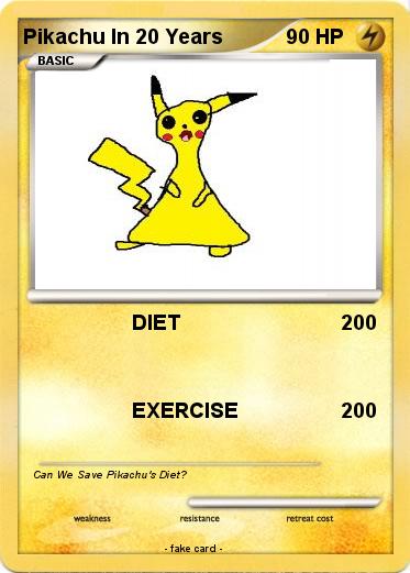 Pokemon Pikachu In 20 Years