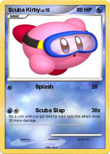 Pokemon Scuba Kirby