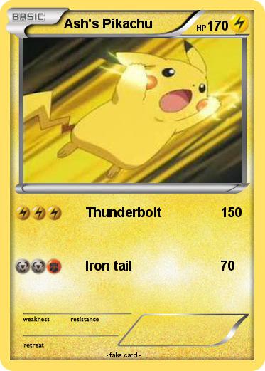 Pokemon Ash's Pikachu