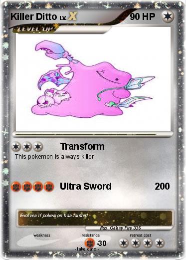 Pokemon Killer Ditto