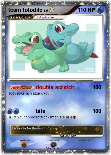 Pokemon team totodile