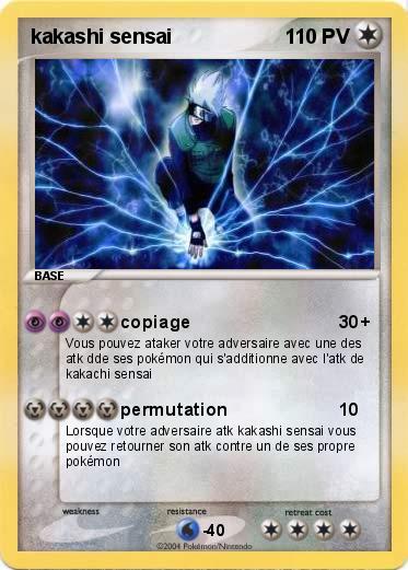 Pokemon kakashi sensai