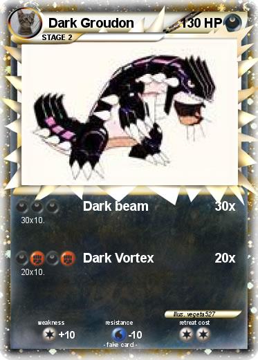 Pokemon Dark Groudon
