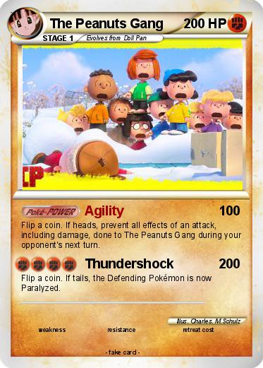 Pokemon The Peanuts Gang