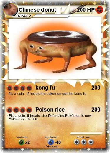 Pokemon Chinese donut