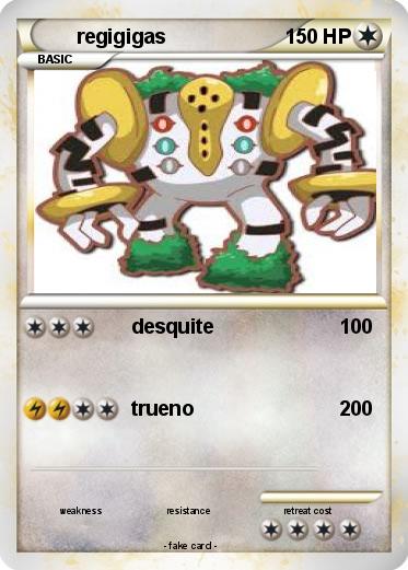 Pokemon regigigas