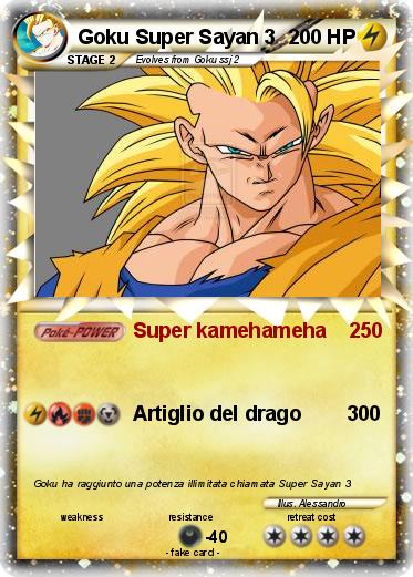 Pokemon Goku Super Sayan 3