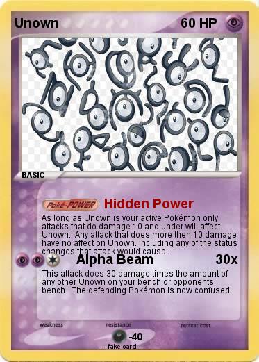 Pokemon Unown
