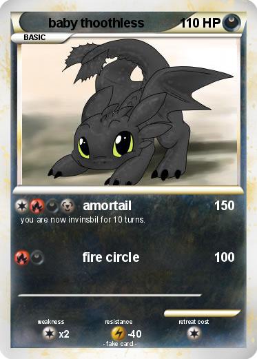 Pokemon baby thoothless