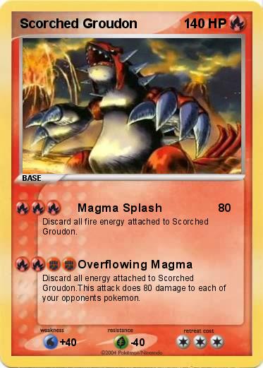 Pokemon Scorched Groudon