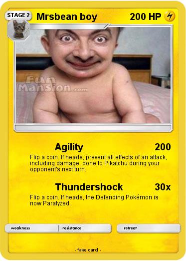 Pokemon Mrsbean boy