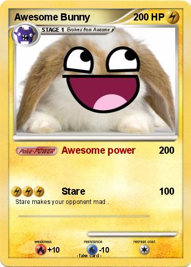 Pokemon Awesome Bunny
