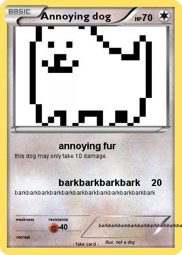 Pokemon Annoying dog