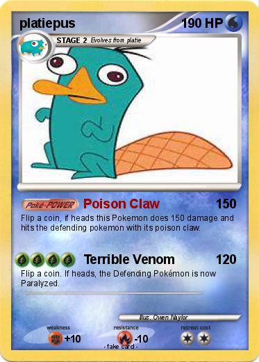 Pokemon platiepus