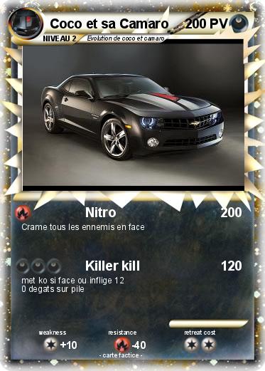 Pokemon Coco et sa Camaro