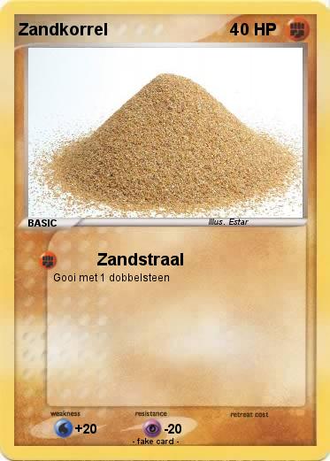 Pokemon Zandkorrel