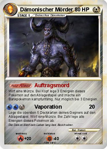 Pokemon Dämonischer Mörder