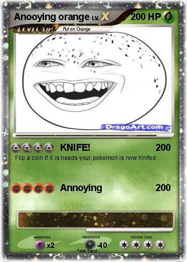 Pokemon Anooying orange