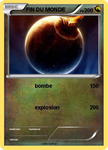 Pokemon FIN DU MONDE