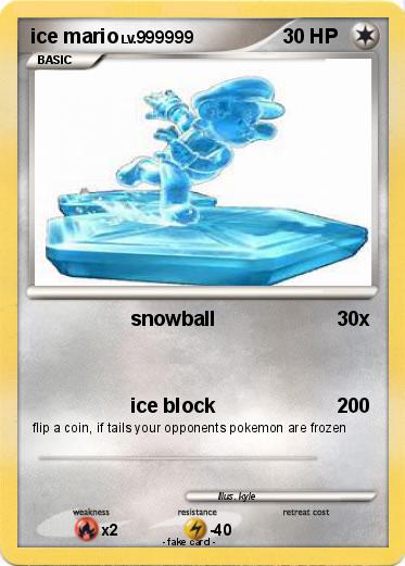 Pokemon ice mario