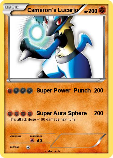 Pokemon Cameron`s Lucario