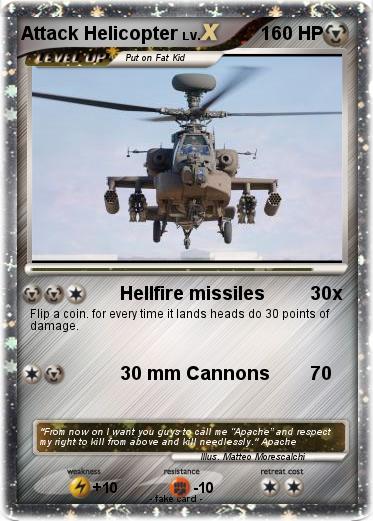 Pokemon Attack Helicopter